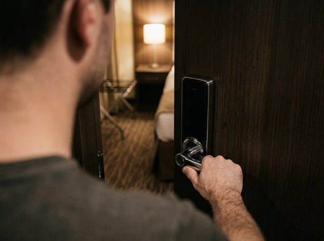 Check-in sin horarios: cerraduras inteligentes para hoteles en Portonovo - Imagen 1