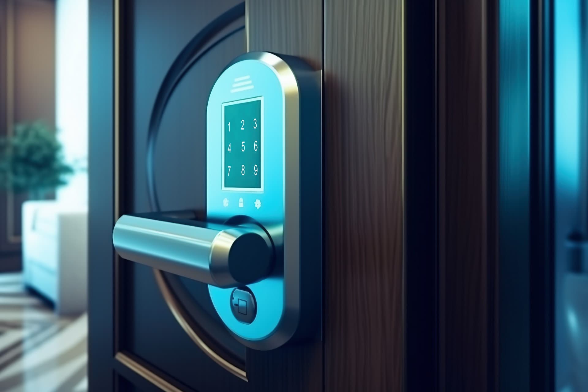 cerradura inteligente puerta exterior en Vigo